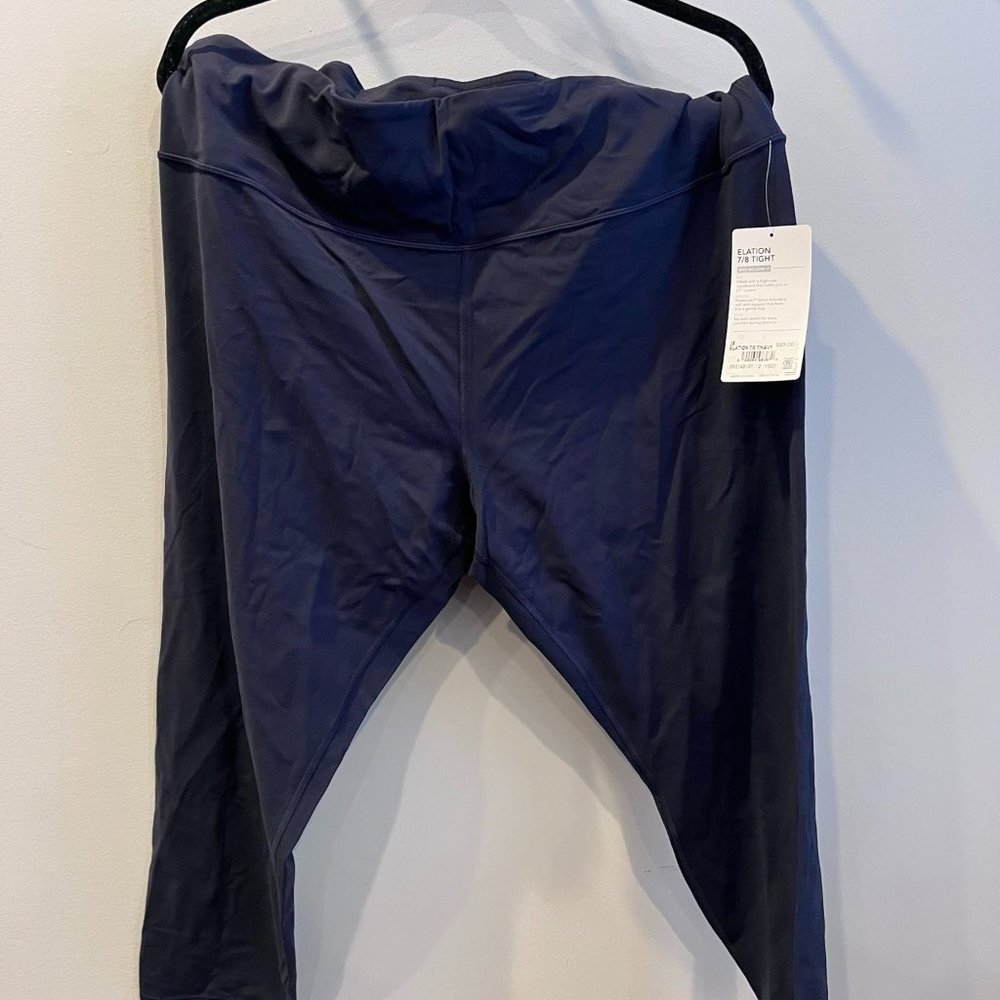 Athleta Elation 7/8 leggings, navy blue, size 3x, new with tags